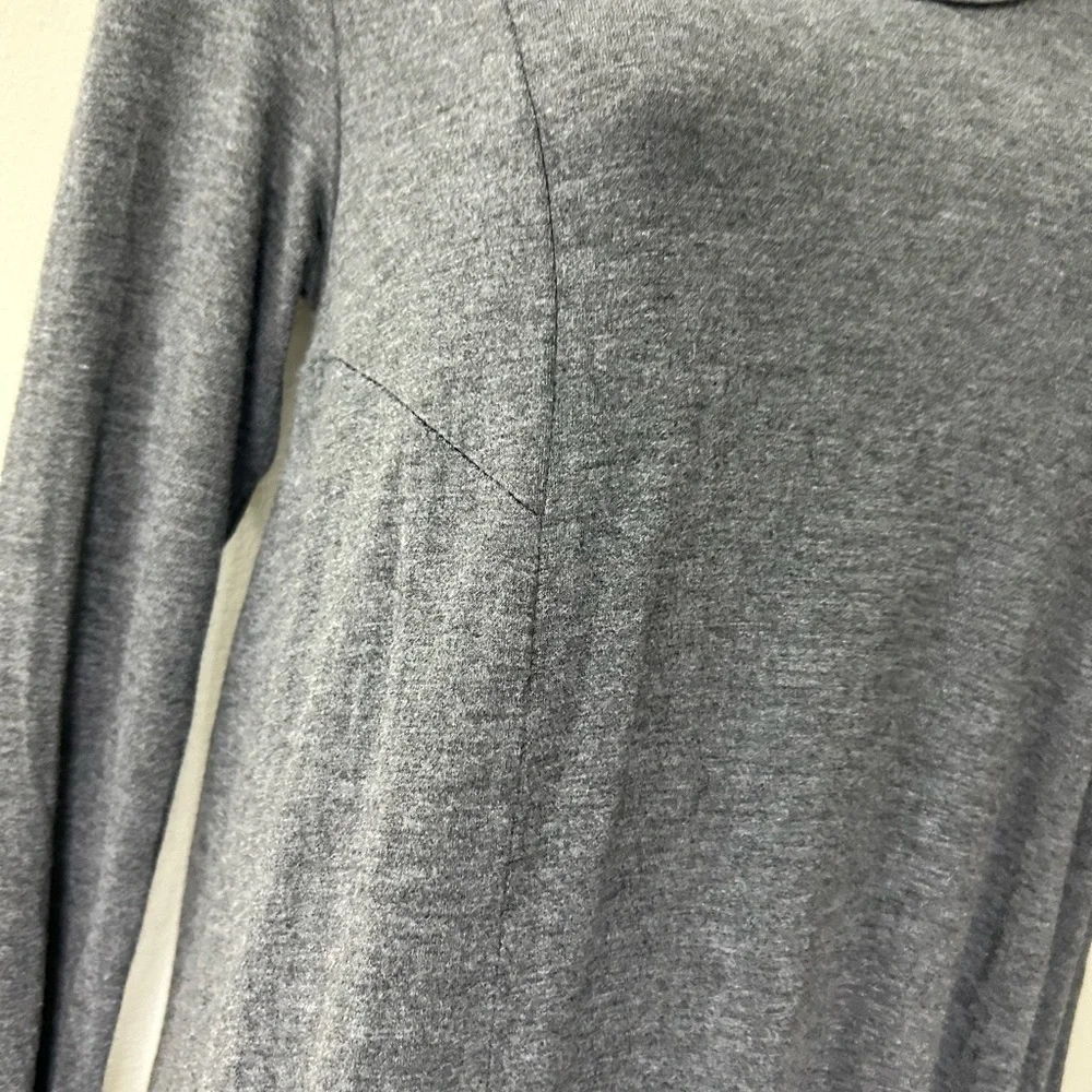 Source Unknown Gray Long Sleeve Dress